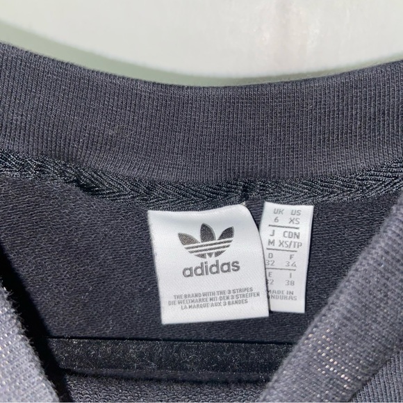 adidas Originals - Classic Trefoil Crewneck (Black) - Picture 4 of 7